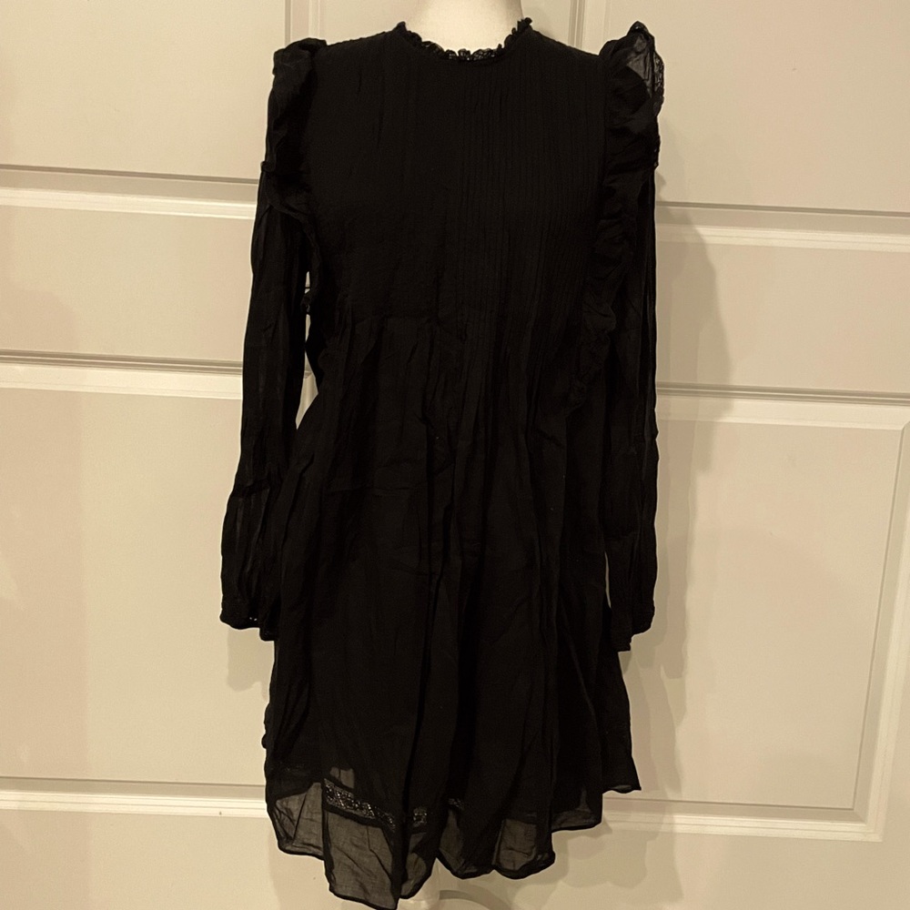 Aritzia- La Boheme Black Dress Medium